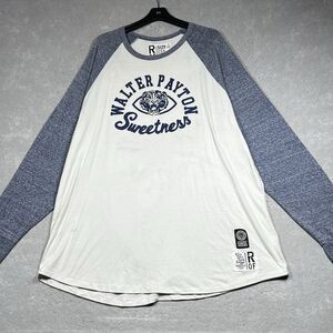 Roots of Fight Walter Payton JSU Tigers Shirt Long Sleeve Beige Size XL Raglan